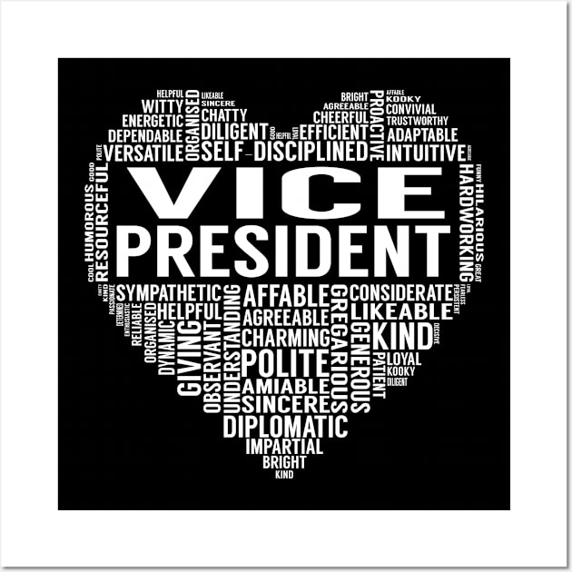 Vice President Heart Wall Art by LotusTee